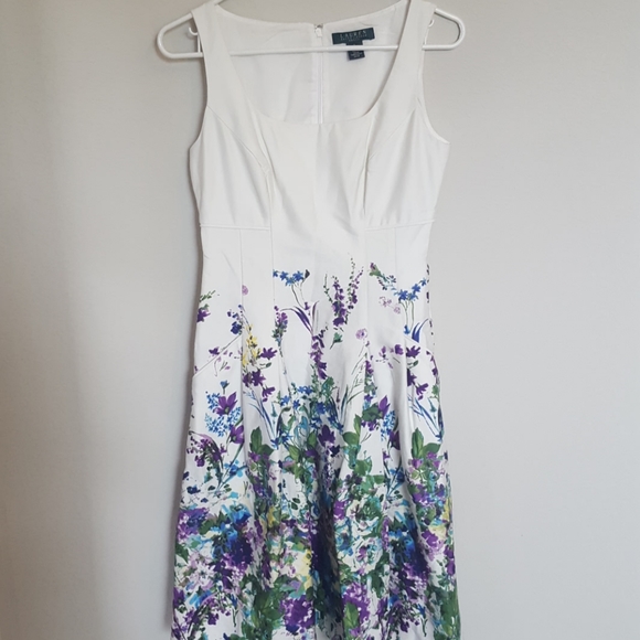 Lauren Ralph Lauren Dresses & Skirts - Ralph Lauren Floral Print Pleated Dress